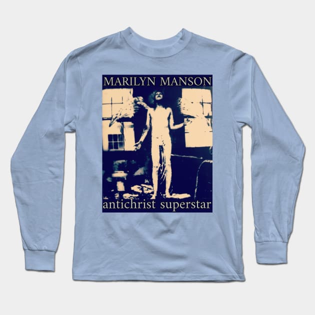 Marilyn Manson - Antichrist Superstar shirt Long Sleeve T-Shirt by ArtCoffeeLust